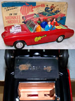 ASC The Monkees Mobile Tin Battery Musical 1967